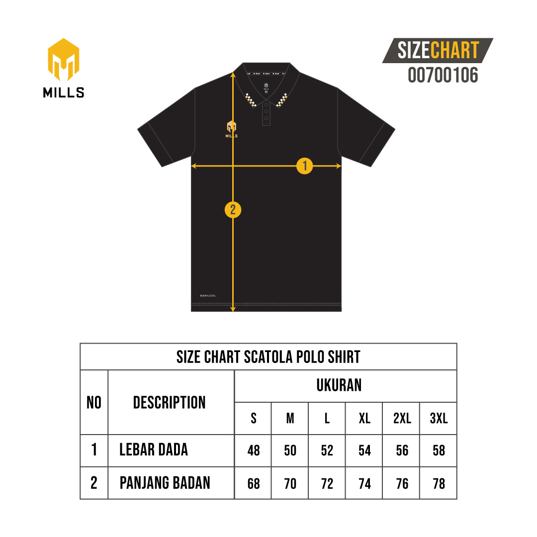 MILLS POLO SHIRT SPORT STYLE SCATOLA 00700106