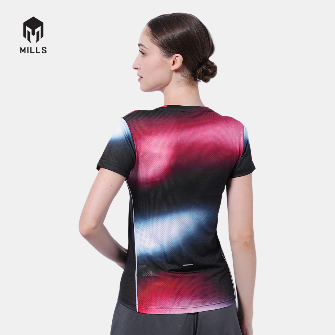 MILLS PASI DAILY TRAINER RUNNING T-SHIRT WOMEN BLACK 5022 10