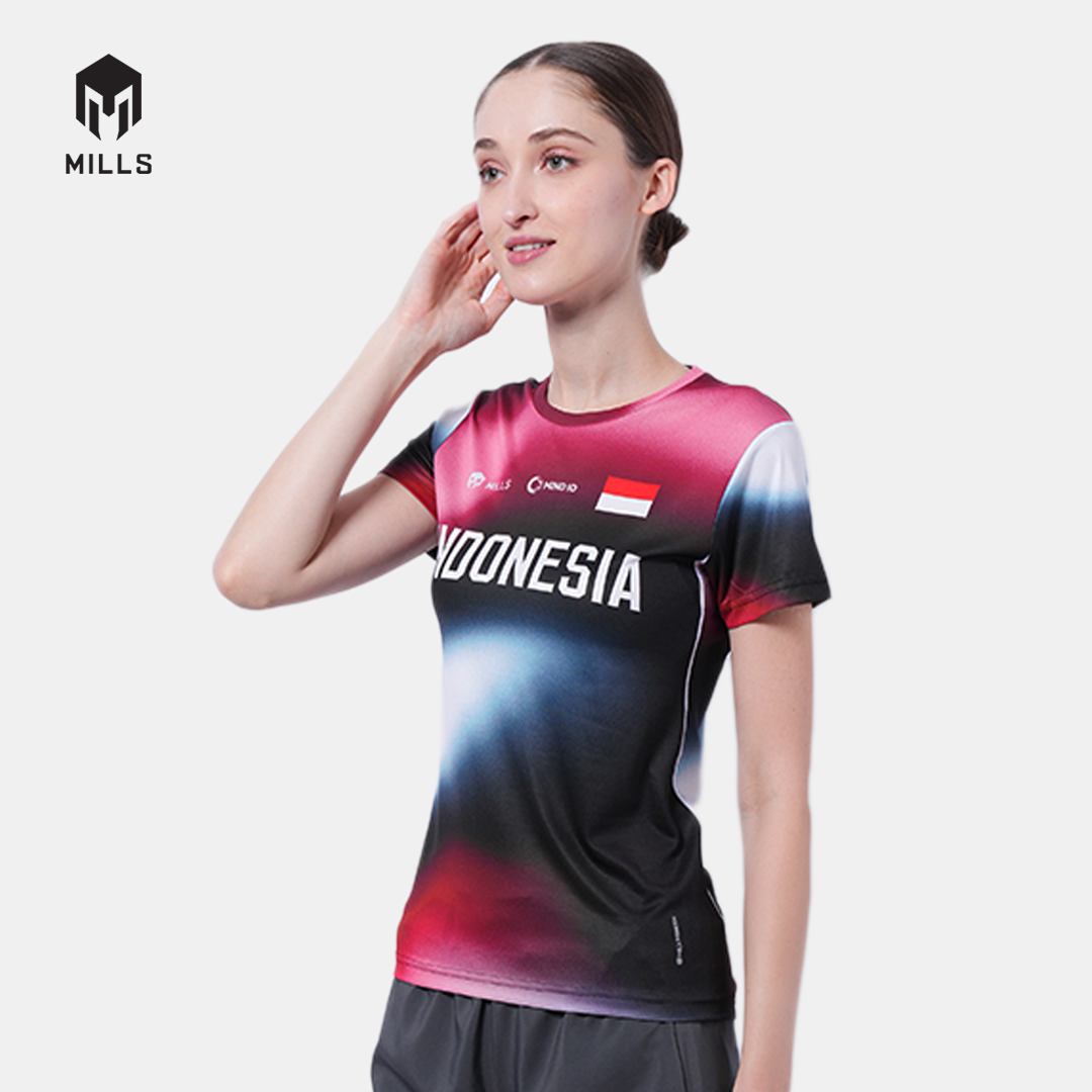 MILLS PASI DAILY TRAINER RUNNING T-SHIRT WOMEN BLACK 5022 10