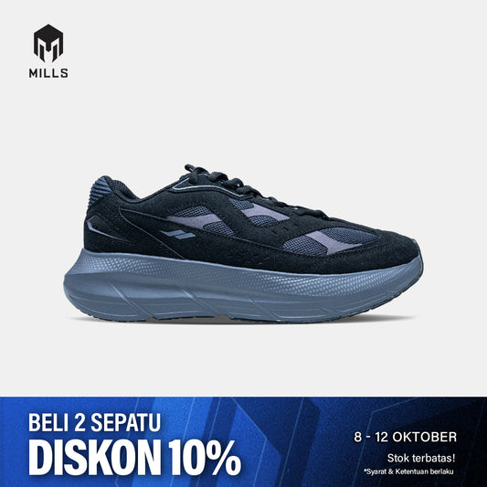MILLS SEPATU LIFESTYLE REVOLT HYPER ALPHA BLACK/DK.GREY 9702902