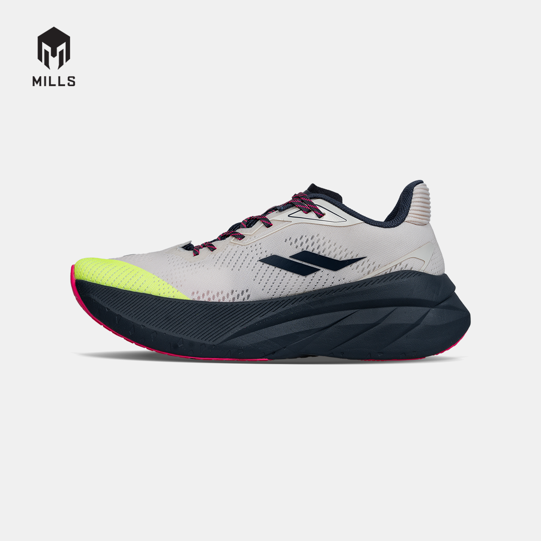 MILLS SEPATU LARI RUNNING SHOES ENERSTRIKE HYPER BROKEN WHITE/NEON/BLACK 9105606
