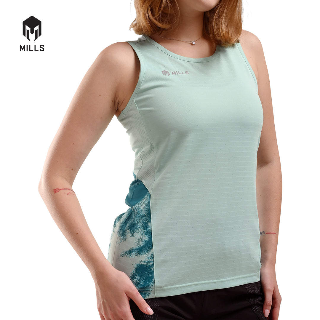 MILLS Singlet Wanita Running Lauf Running Tank Women Sleeveless 6009