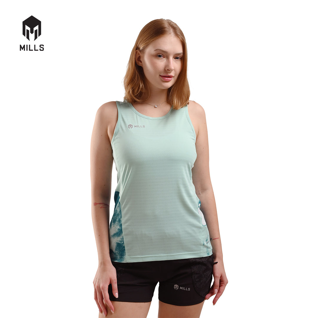 MILLS Singlet Wanita Running Lauf Running Tank Women Sleeveless 6009