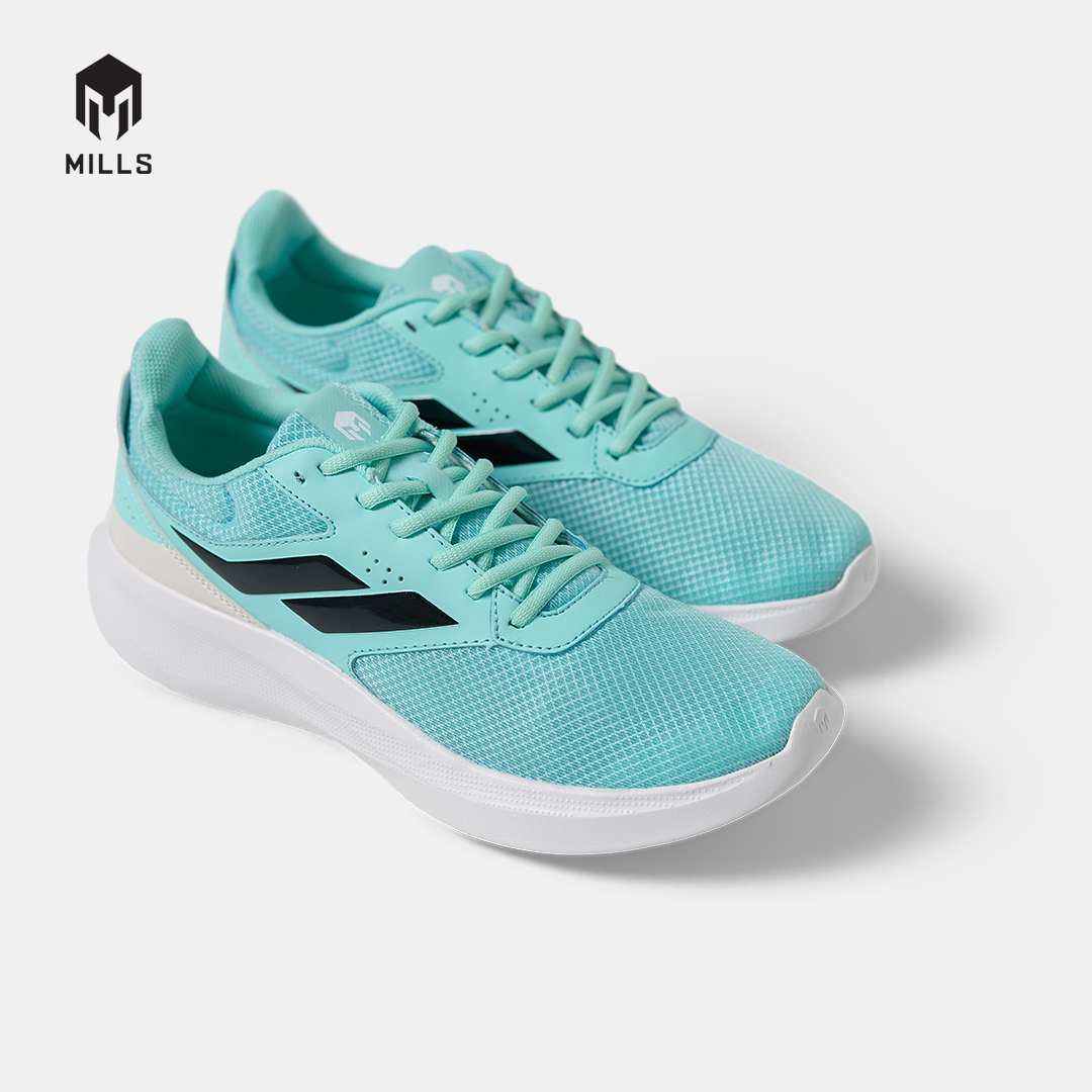 MILLS SEPATU LARI RUNNING SHOES ECHO MISTY.TEAL/WHITE 9702309