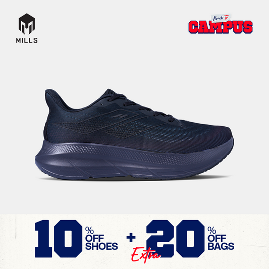 MILLS SEPATU LARI RUNNING SHOES ENERMAX STREAM M2 BLACK/PHANTOM.BLACK 9108205