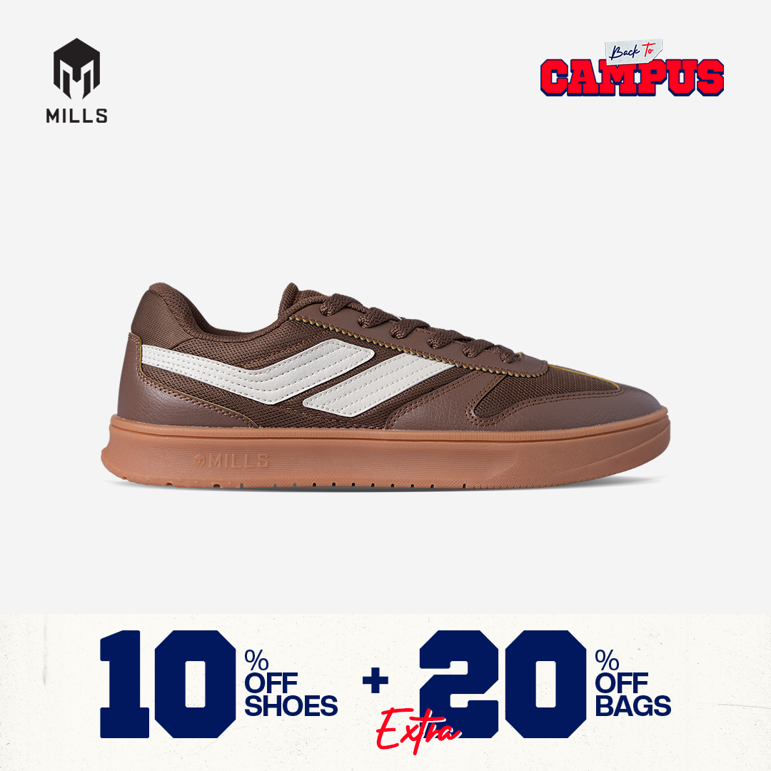 MILLS SEPATU LIFESTYLE ULTRAS DREAMER 2 AM DK.BROWN/GUM 9703404