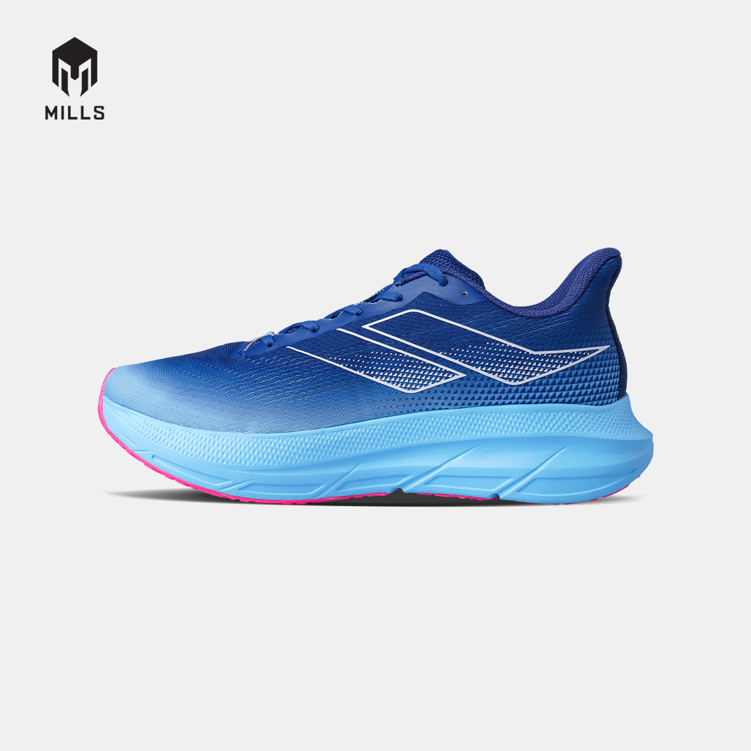 MILLS SEPATU LARI RUNNING SHOES ENERMAX STREAM M2 NAVY/AQUA.BLUE/WHITE 9108204