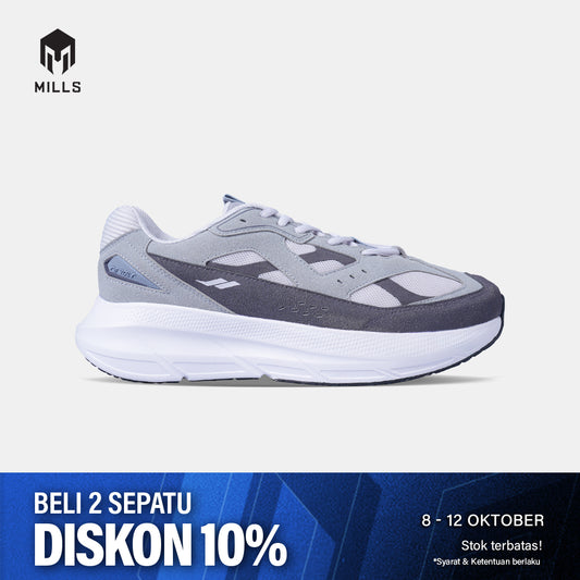 MILLS SEPATU LIFESTYLE REVOLT HYPER ALPHA GREY/DK.GREY/WHITE 9702906
