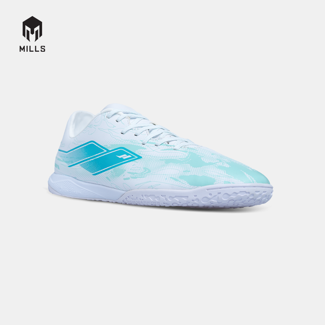 MILLS SEPATU FUTSAL NOUVA IN WHITE/MISTY.TEAL 9408801