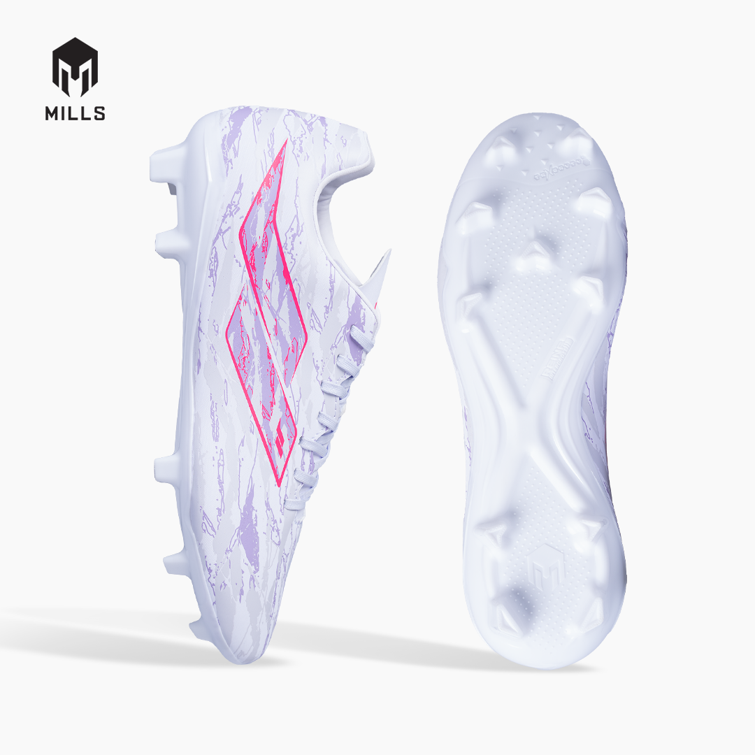 MILLS SEPATU SEPAKBOLA SPYRO FG - WHITE/LAVENDER/HOT.PINK 9307805