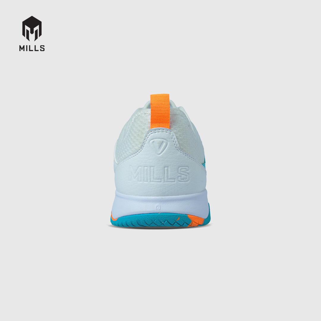 MILLS SEPATU FUTSAL VOLTASALA LEON M2 LEA WHITE/JAVA.CYAN/ORANGE 9502601