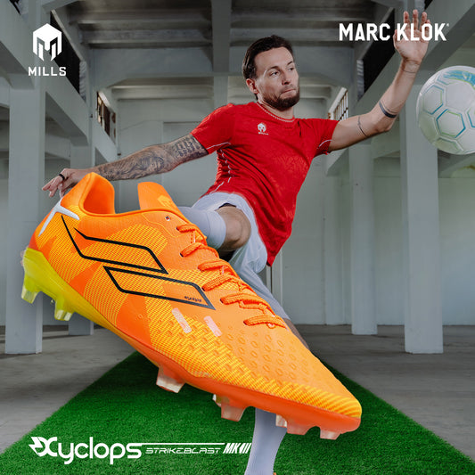 MILLS SEPATU SEPAKBOLA XYCLOPS STRIKEBLAST MK 3 MATCH FG FRESH.ORANGE/FLASH.YELLOW.PEARLIZED 9306706