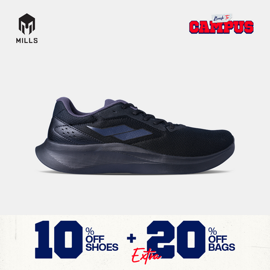 MILLS SEPATU LARI RUNNING SHOES SPECTER 2.0 ALL.BLACK 9101505