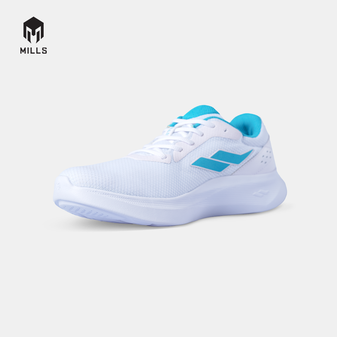 MILLS SEPATU LARI RUNNING SHOES SPECTER 2.0 WHITE/CYAN.BLUE 9101501