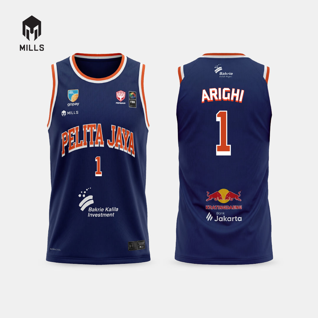 MILLS NAMESET JERSEY PELITA JAYA BASKETBALL 2026( HANYA NAMA DAN NOMOR SAJA )