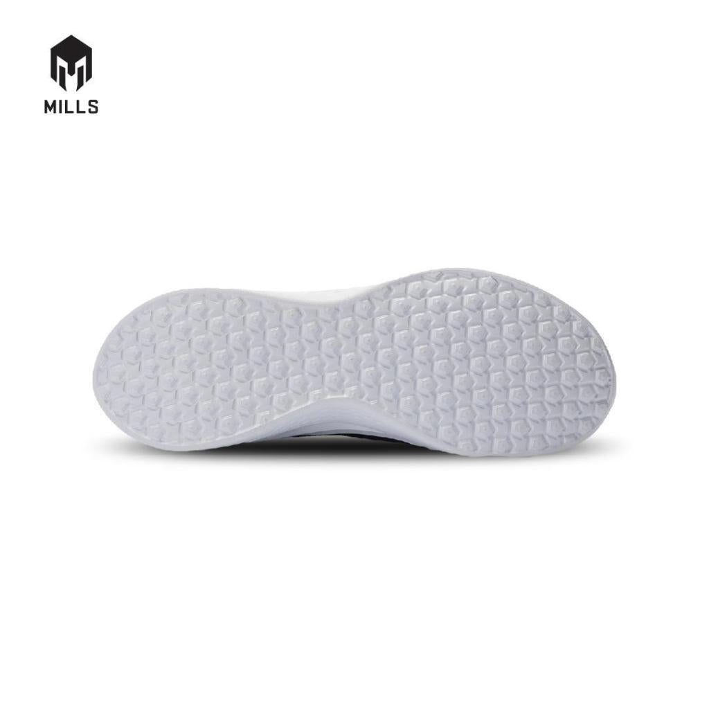 MILLS Sepatu Lari Running Shoes Specter Black / White 9101406