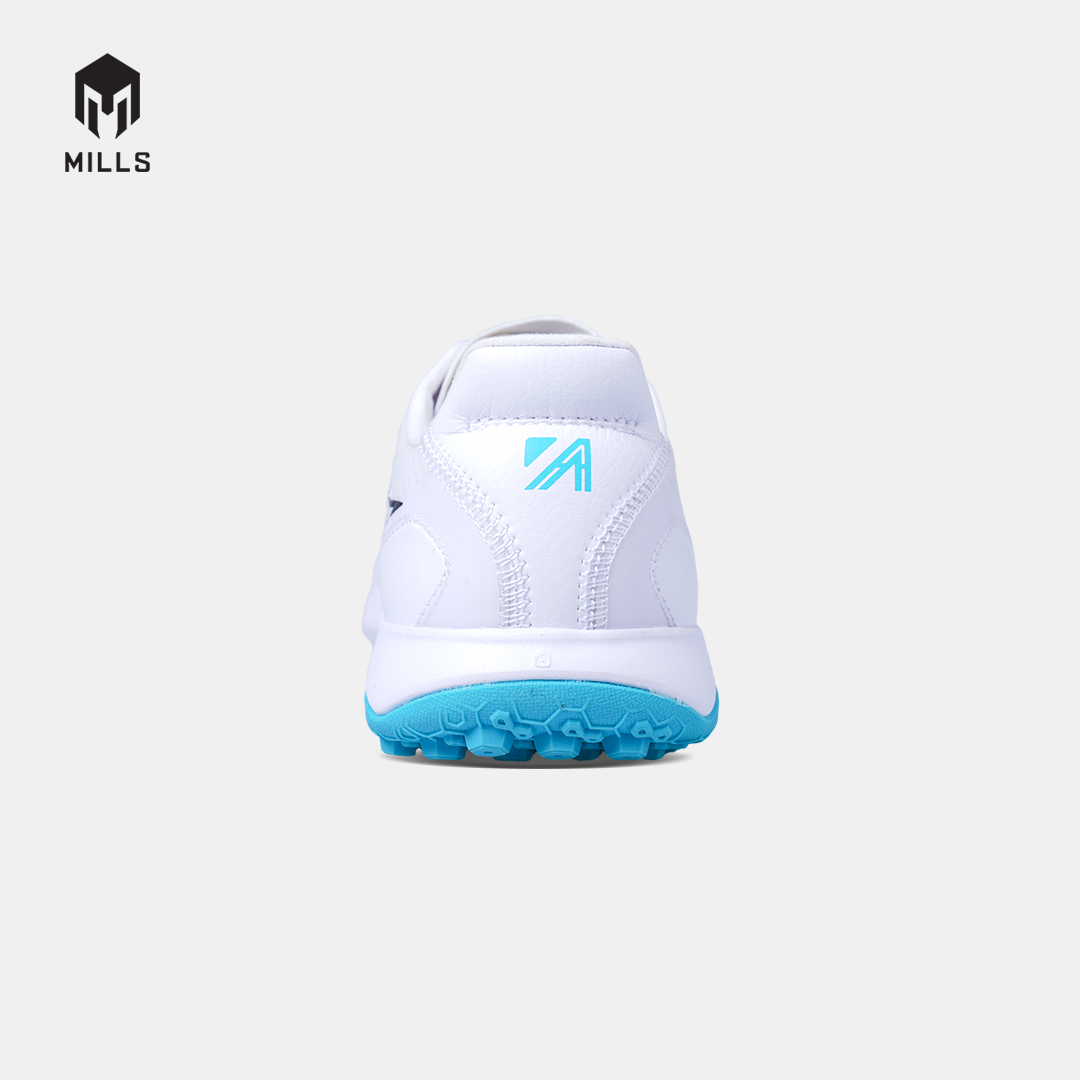 MILLS SEPATU MINI SOCCER ASTRO SPARTAN M2 PRIME TF WHITE/JAVA.CYAN/AQUA.BLUE 9001709