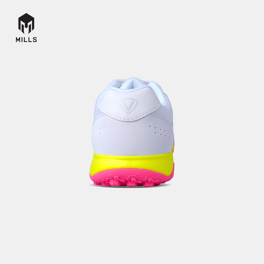 MILLS SEPATU MINI SOCCER VOLTASALA ARION M2 SUEDE TFWHITE/FLASH.YELLOW/HOT.PINK 9002403