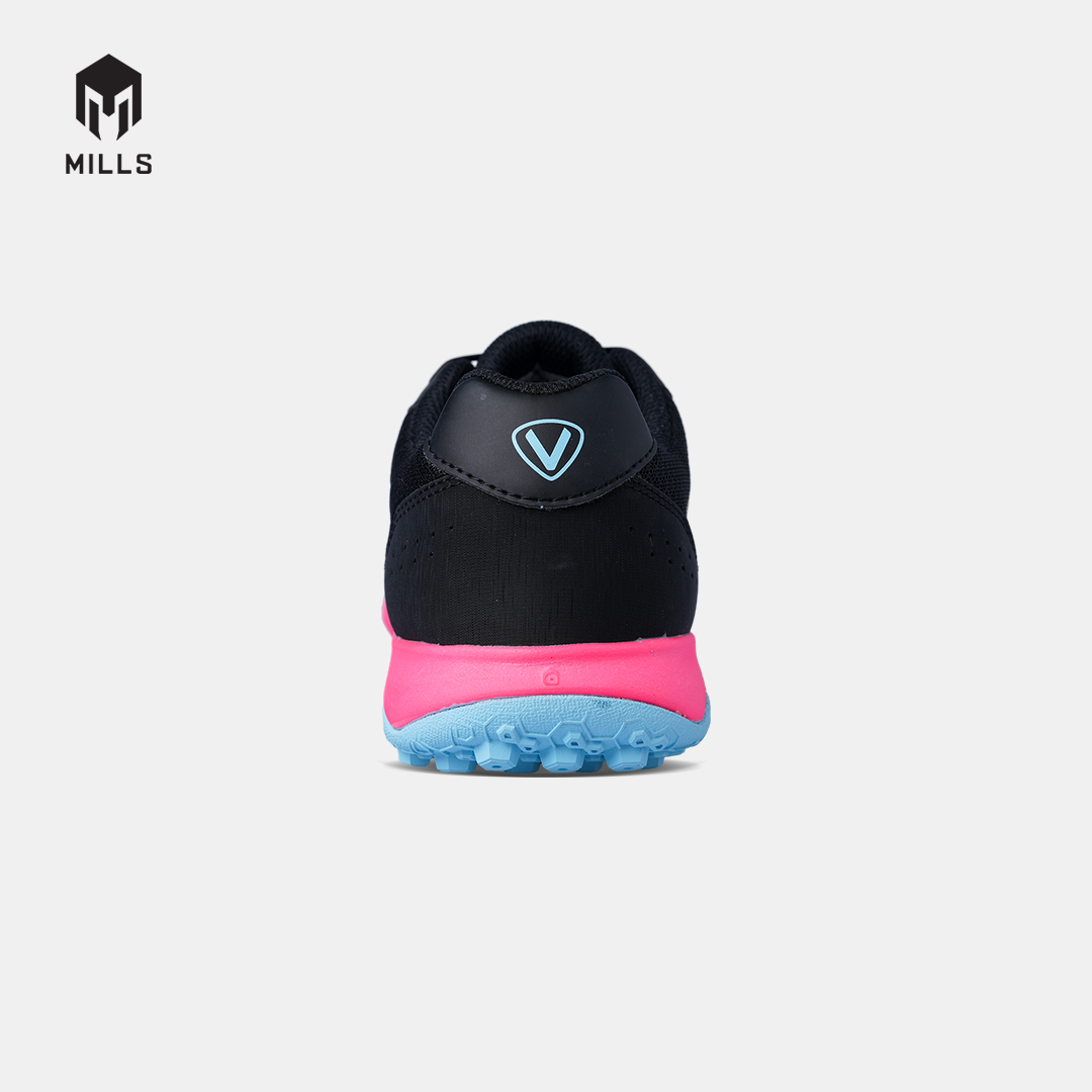 MILLS SEPATU MINI SOCCER VOLTASALA ARION M2 SUEDE TF BLACK/HOT.PINK/AQUA.BLUE 9002404