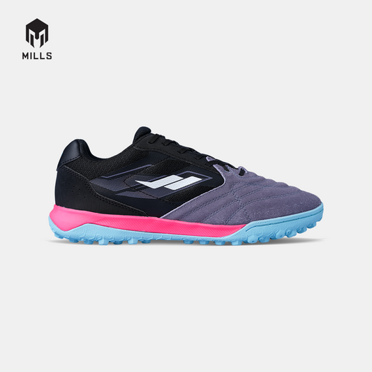 MILLS SEPATU MINI SOCCER VOLTASALA ARION M2 SUEDE TF BLACK/HOT.PINK/AQUA.BLUE 9002404