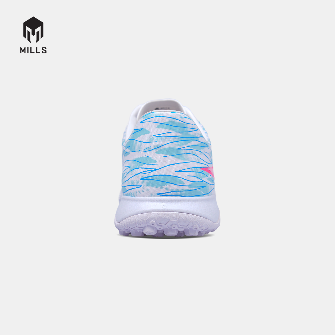 MILLS SEPATU MINI SOCCER VOLTASALA FLARE TF WHITE/AQUA.BLUE/HOT.PINK 9002501