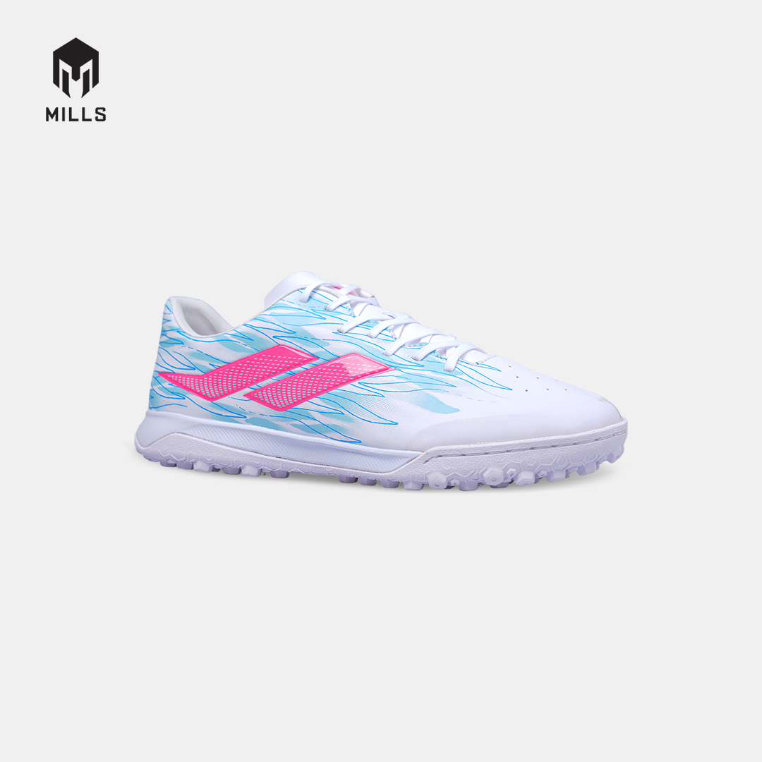 MILLS SEPATU MINI SOCCER VOLTASALA FLARE TF WHITE/AQUA.BLUE/HOT.PINK 9002501
