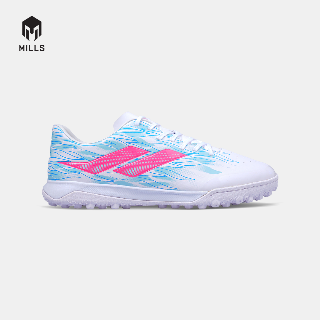 MILLS SEPATU MINI SOCCER VOLTASALA FLARE TF WHITE/AQUA.BLUE/HOT.PINK 9002501