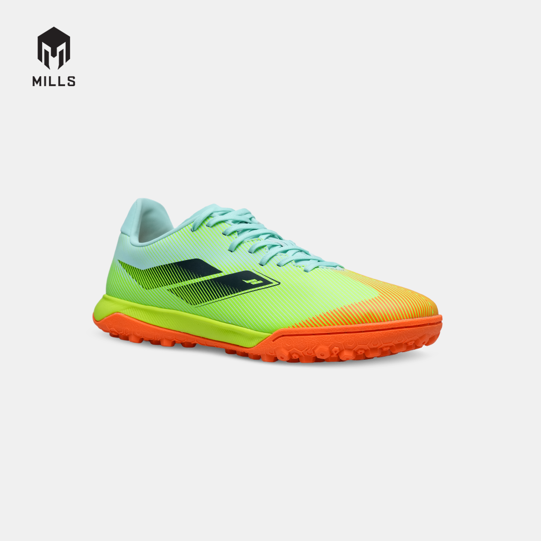 MILLS SEPATU MINI SOCCER XYCLOPS NITROACE M1.2 MATCH TF MISTY.TEAL/LASER.LIME/FRESH.ORANGE 9008503