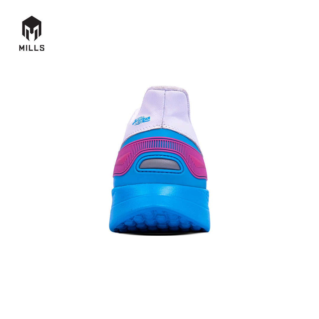 Mills Sepatu Lari Running Shoes Treximo Saga White / Magenta / Sky. Blue 9100306