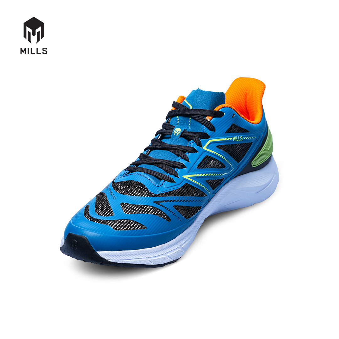 Mills Sepatu Lari Running Shoes Treximo Saga V2 Pine Green / Black / Lime Green 9101210