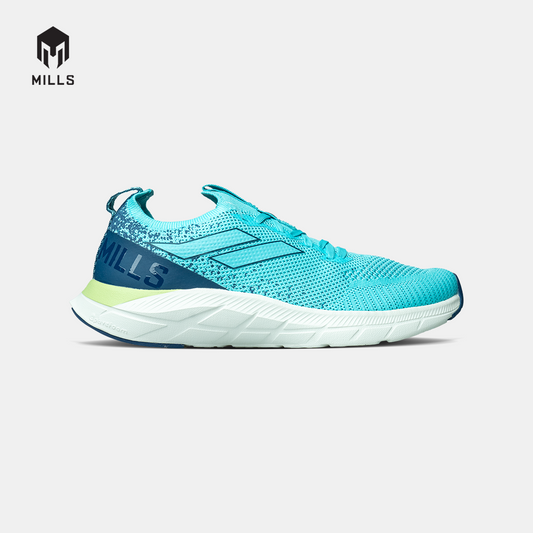 Mills Sepatu Lari Running Shoes Treximo Enerlite Cyan / Navy / LT Grey 9102009