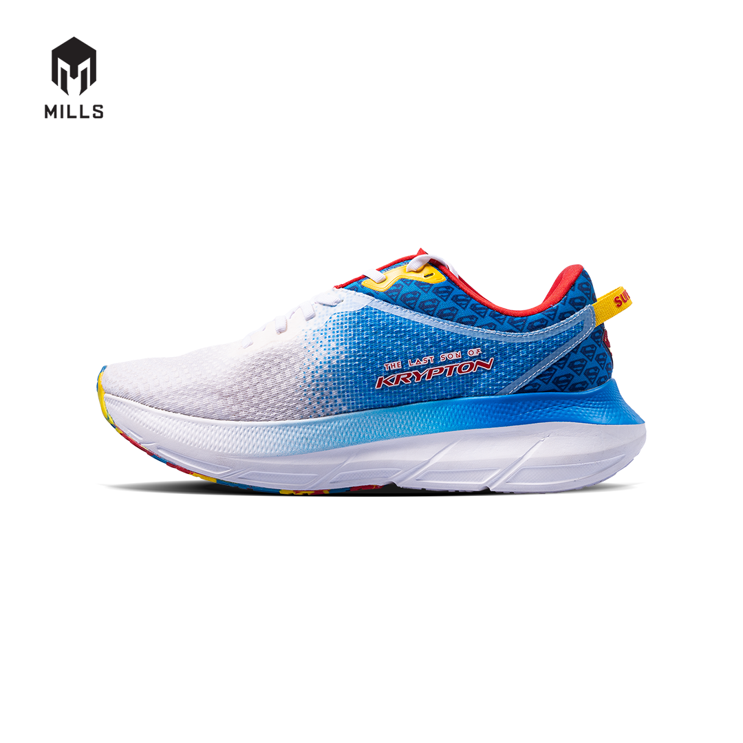 Mills Sepatu Lari Running Shoes Enermax Flasma Superman Pack White / Blue / Red 9102304