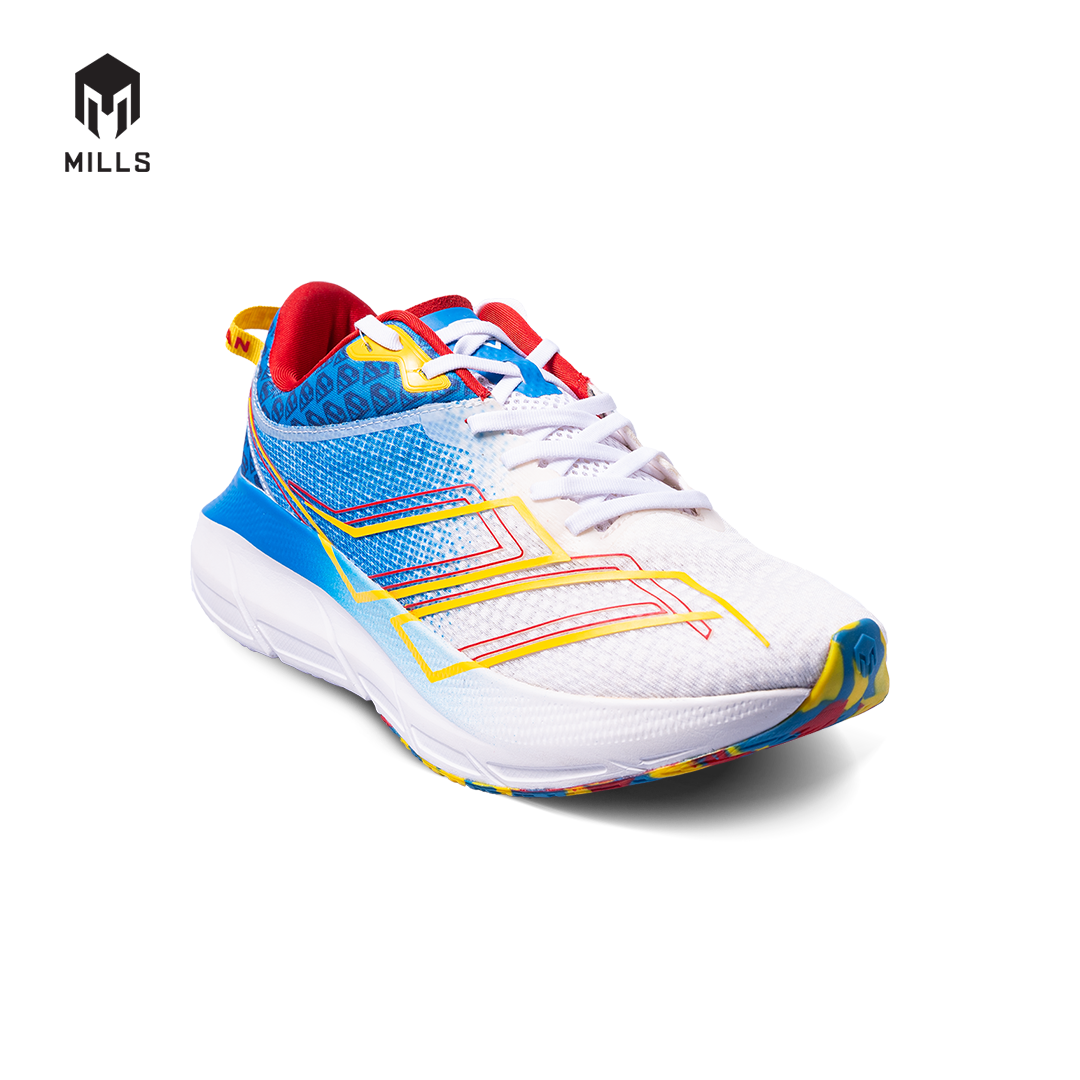 Mills Sepatu Lari Running Shoes Enermax Flasma Superman Pack White / Blue / Red 9102304