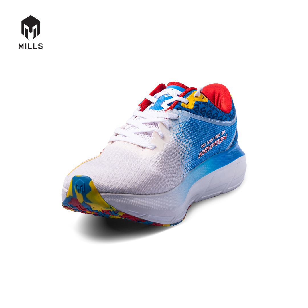 Mills Sepatu Lari Running Shoes Enermax Flasma Superman Pack White / Blue / Red 9102304