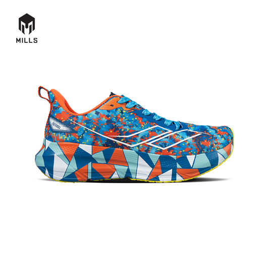 Mills Sepatu Lari Running Shoes Enermax Nergetic M2 Navy / Blue / Orange 9102601