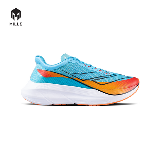 Mills Sepatu Lari Running Shoes Enermax Tycoon LT Blue / Orange / White 9102702