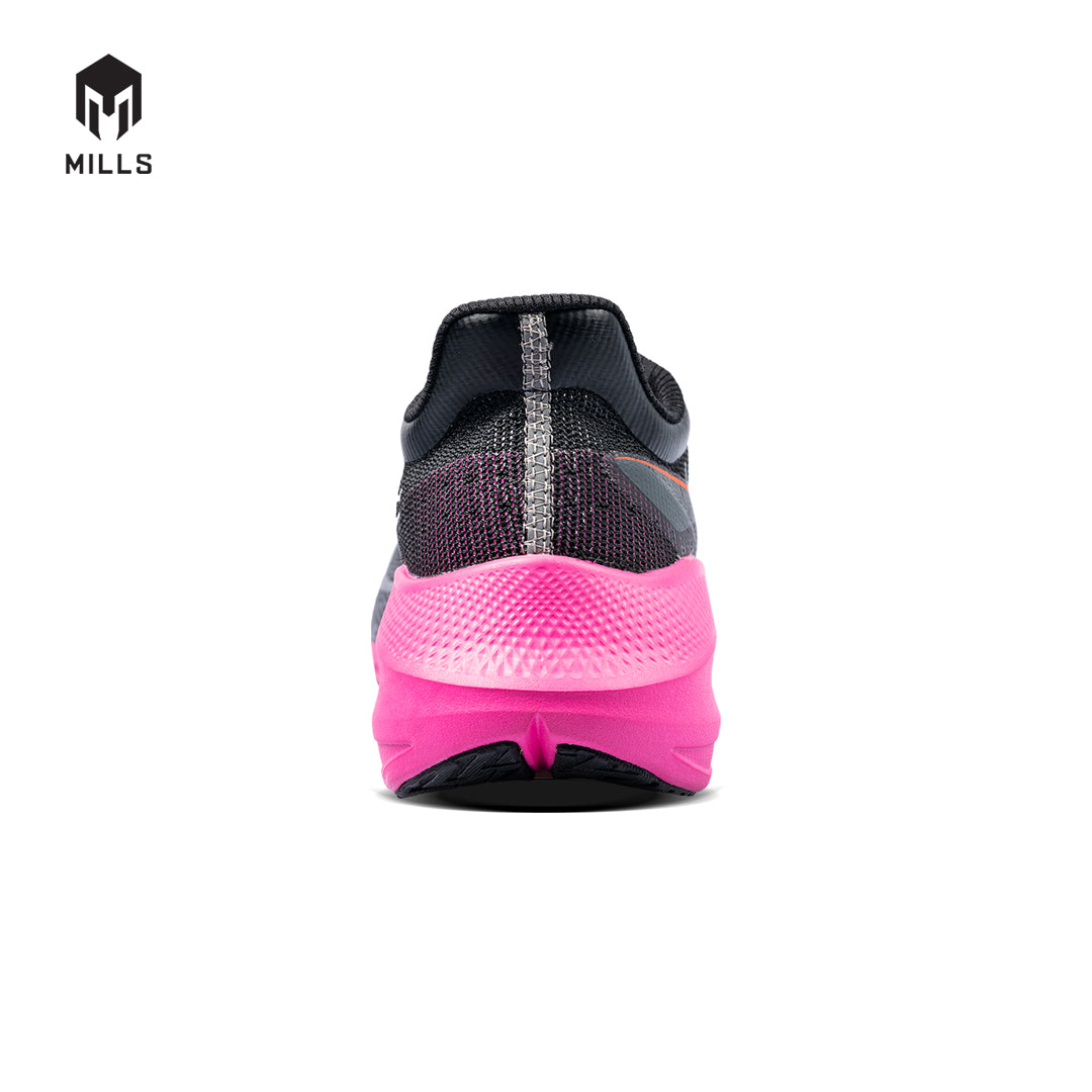 Mills Sepatu Lari Running Shoes Enermax Tycoon Black / White / Magenta 9102704