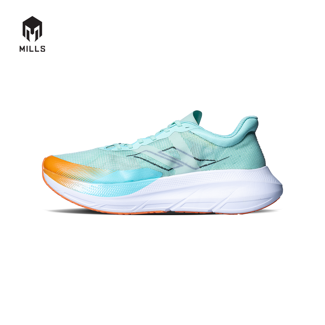 Mills Sepatu Lari Running Shoes Enermax Tycoon Tosca / Orange / White 9102706