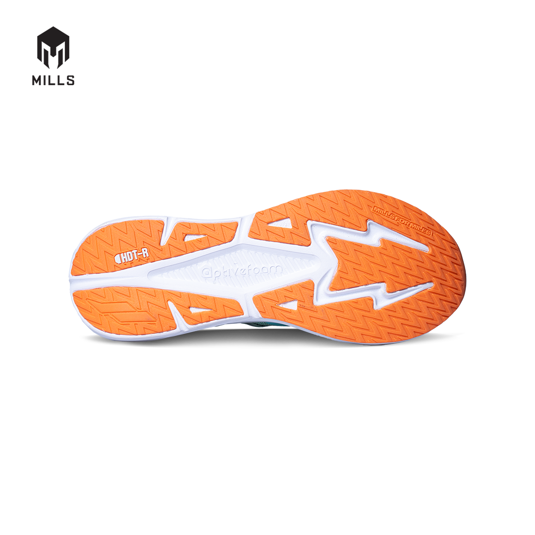 Mills Sepatu Lari Running Shoes Enermax Tycoon Tosca / Orange / White 9102706