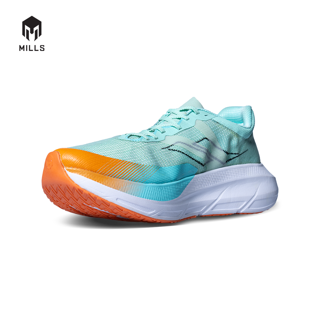 Mills Sepatu Lari Running Shoes Enermax Tycoon Tosca / Orange / White 9102706