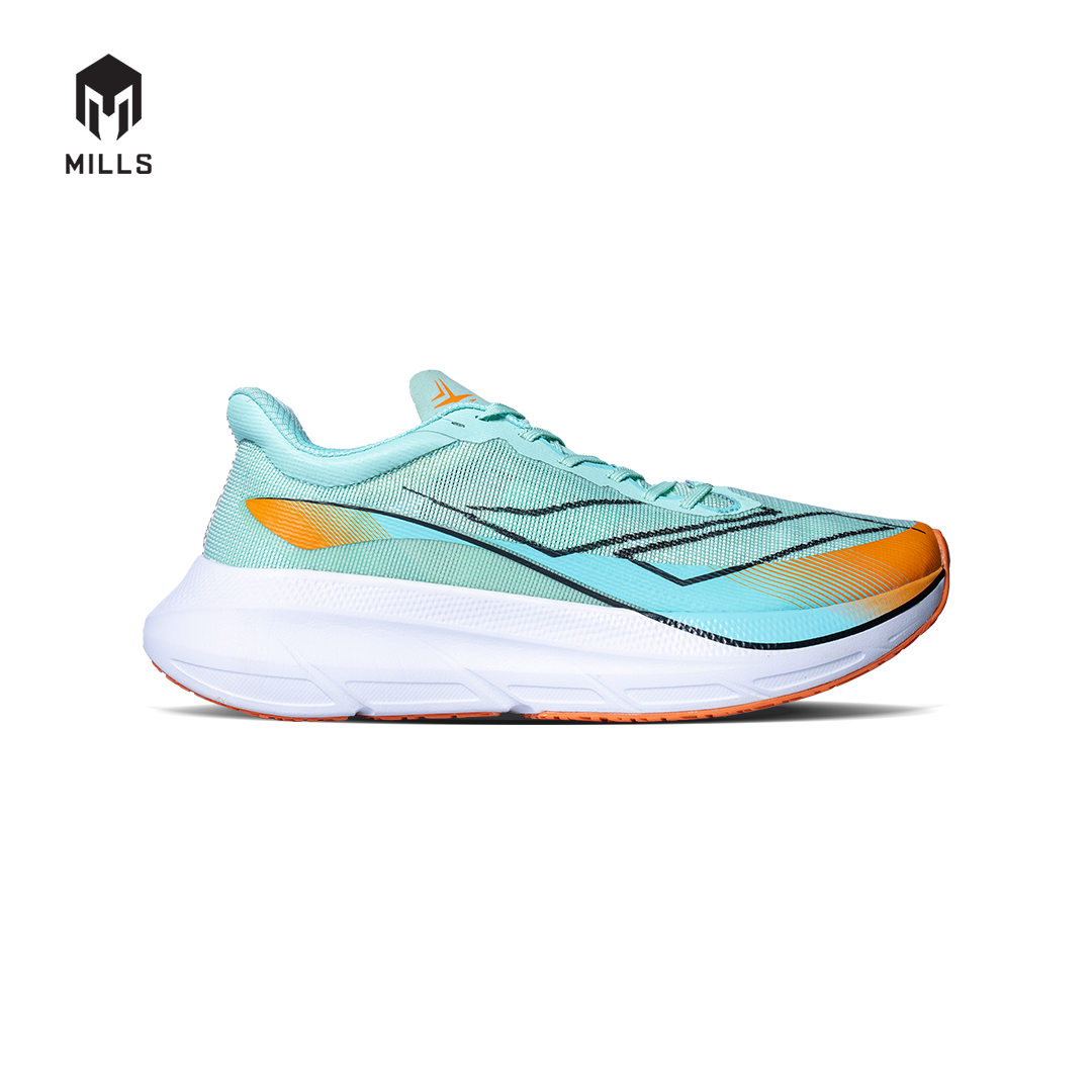 Mills Sepatu Lari Running Shoes Enermax Tycoon Tosca / Orange / White 9102706