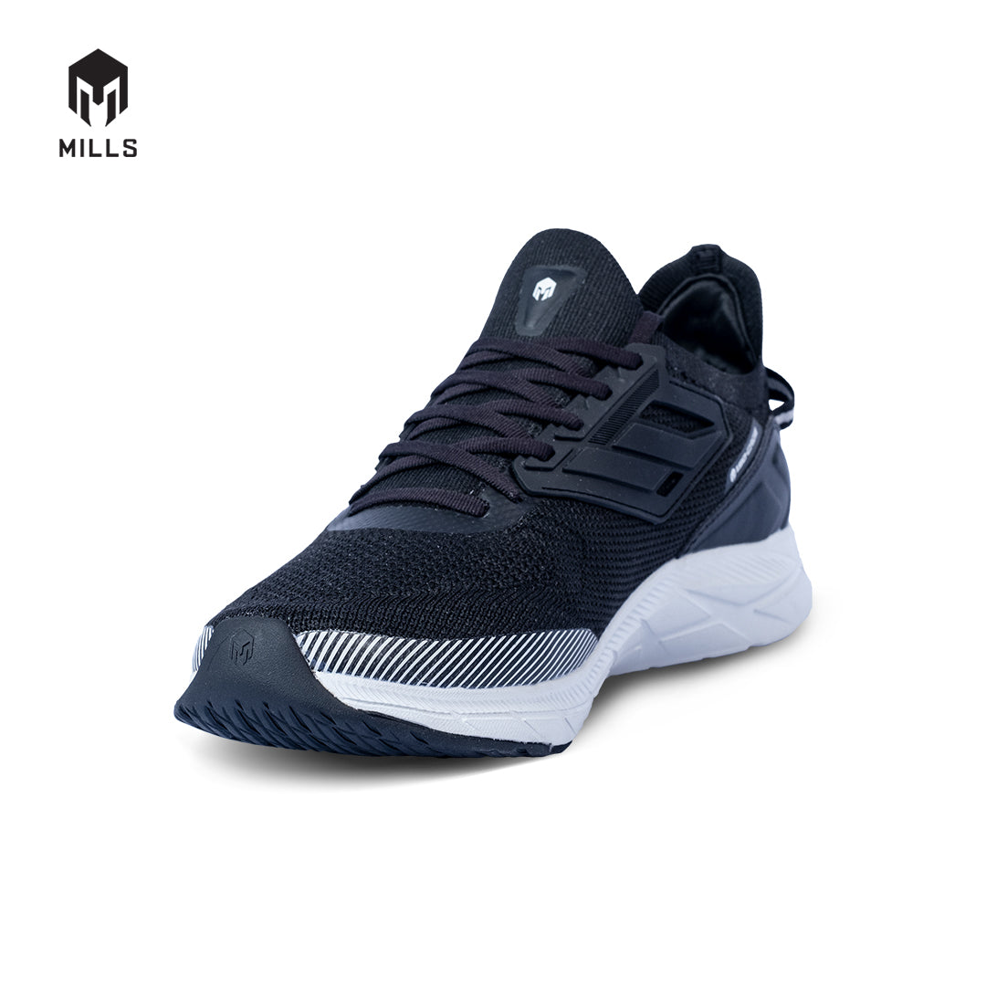 Mills Sepatu Lari Running Shoes Treximo Hydra M2 Black / Off. White / Grey 9103502