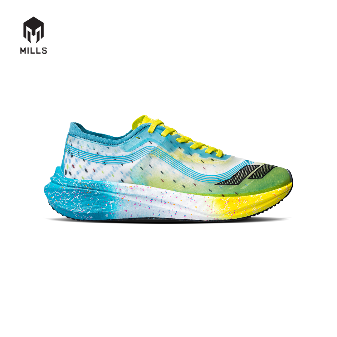 Mills Sepatu Lari Running Shoes Enermax Dynaplate Kick Blue / White