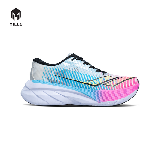 Mills Sepatu Lari Running Shoes Enerstrike Blitz White / Magenta / LT Blue 9104104
