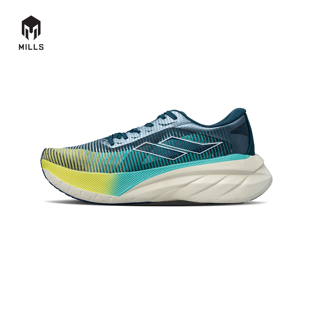MILLS SEPATU LARI RUNNING SHOES ENERSTRIKE BLITZ DK.GREEN/LIME/OFF.WHITE 9104102