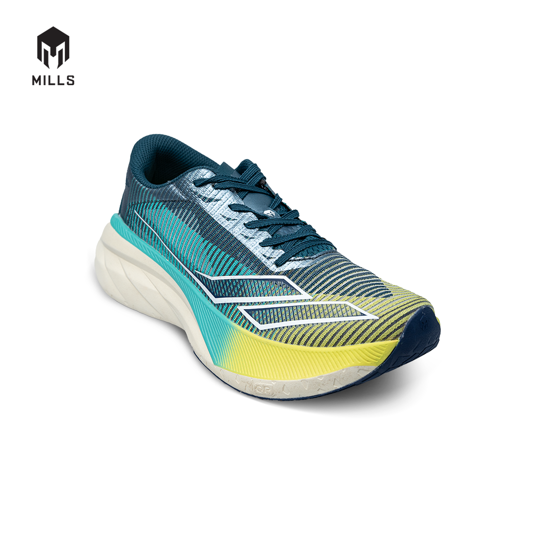 MILLS SEPATU LARI RUNNING SHOES ENERSTRIKE BLITZ DK.GREEN/LIME/OFF.WHITE 9104102