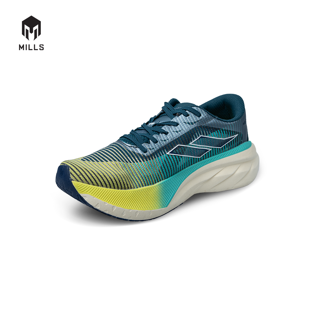MILLS SEPATU LARI RUNNING SHOES ENERSTRIKE BLITZ DK.GREEN/LIME/OFF.WHITE 9104102