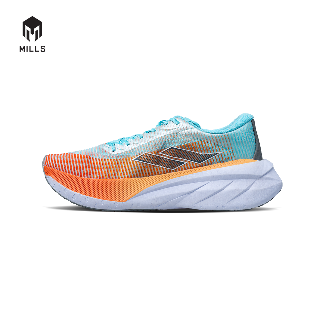 MILLS SEPATU LARI RUNNING SHOES ENERSTRIKE BLITZ  LT.BLUE/ORANGE/WHITE 9104103