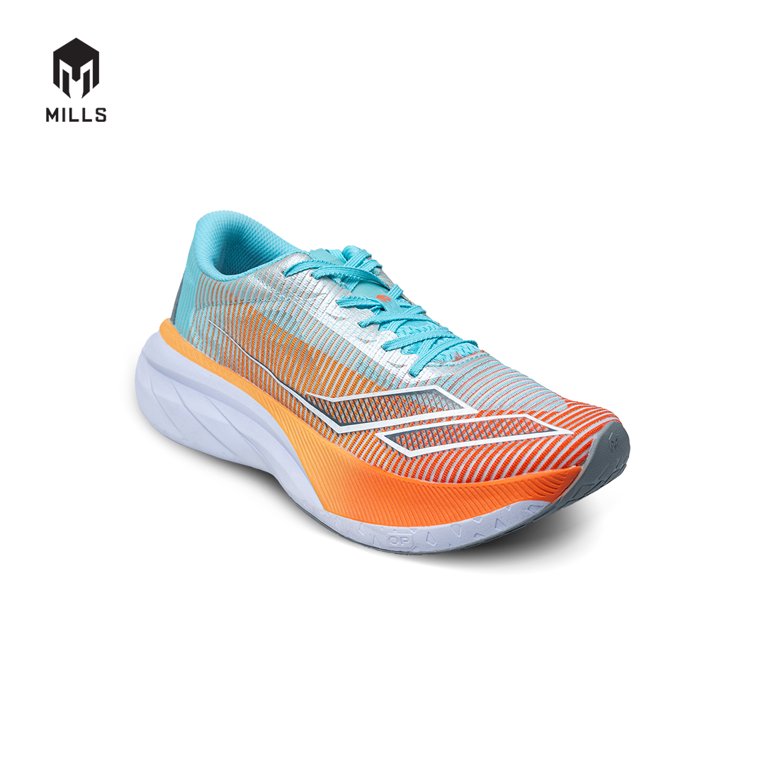 MILLS SEPATU LARI RUNNING SHOES ENERSTRIKE BLITZ  LT.BLUE/ORANGE/WHITE 9104103