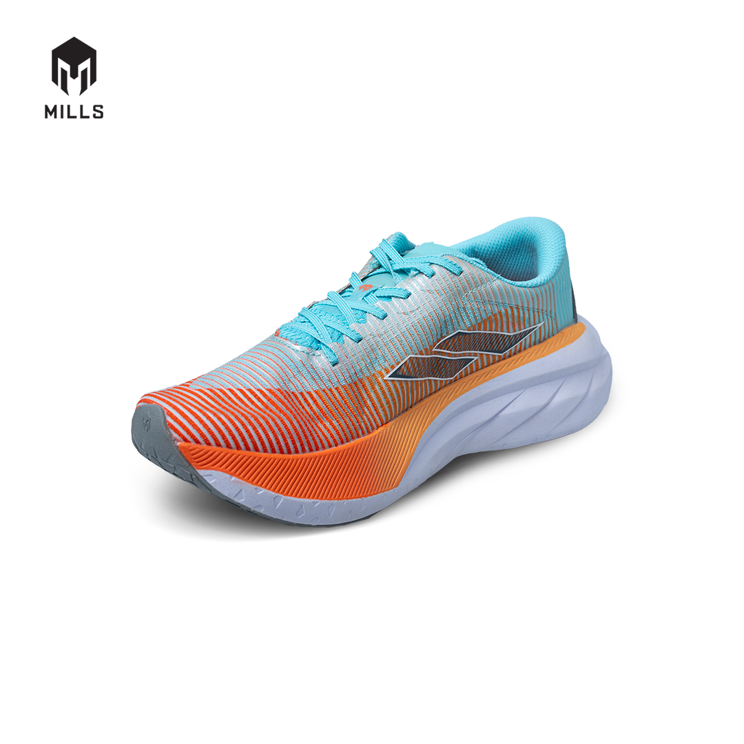 MILLS SEPATU LARI RUNNING SHOES ENERSTRIKE BLITZ  LT.BLUE/ORANGE/WHITE 9104103